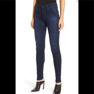 University thread High-rise skinny jeans size 24